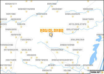 map of Madiolamba