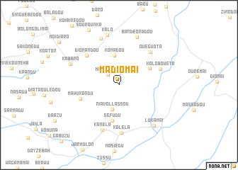 map of Madiomaï