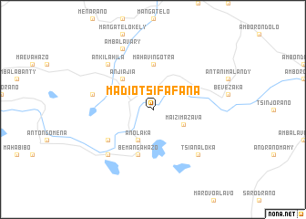 map of Madiotsifafana