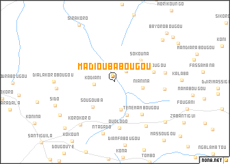 map of Madioubabougou