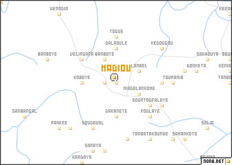 map of Madiou