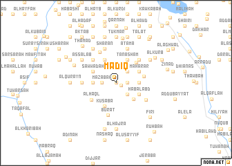 map of Maḑīq