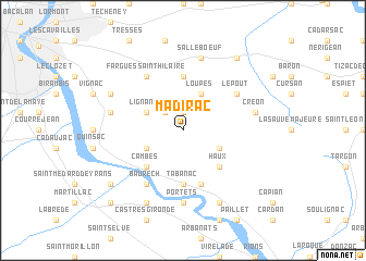 map of Madirac