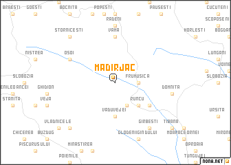 map of Mădîrjac