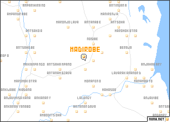 map of Madirobe