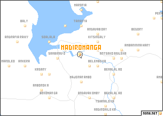 map of Madiromanga