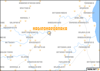 map of Madiromaroanaka
