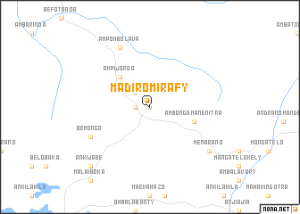 map of Madiromirafy