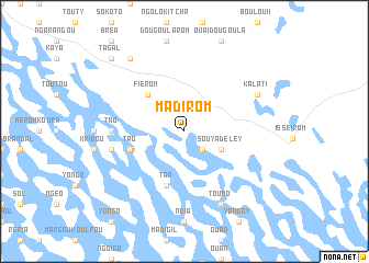 map of Madirom