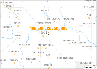 map of Madison Crossroads