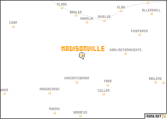 map of Madisonville