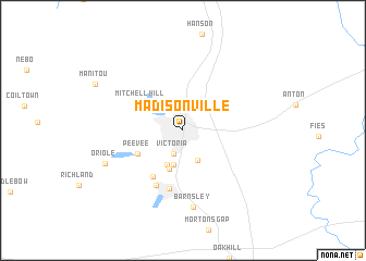 map of Madisonville