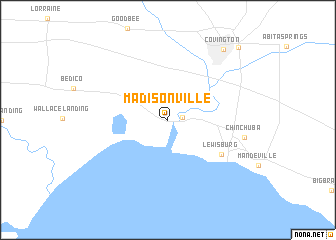 map of Madisonville