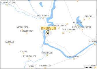 map of Madison