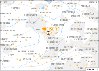 map of Madison