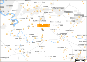 map of Madison