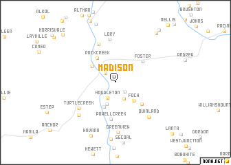 map of Madison