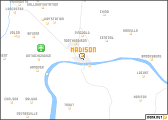 map of Madison