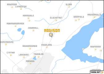 map of Madison