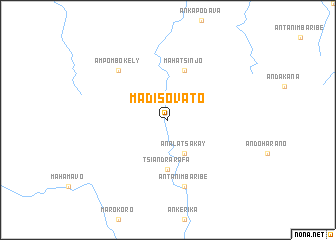 map of Madisovato
