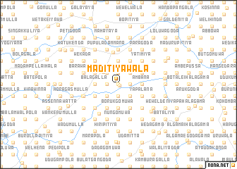 map of Maditiyawala