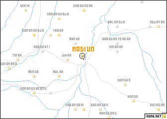 map of Madiun