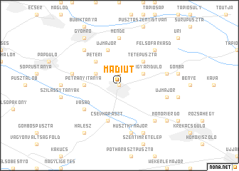 map of Mádi Út