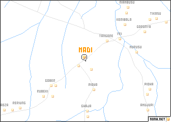 map of Madi