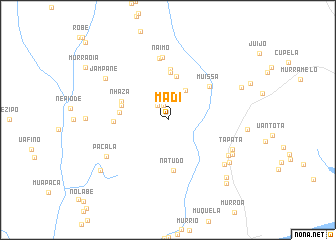 map of Madi