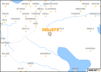 map of Madjefo