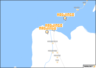 map of Madjingo