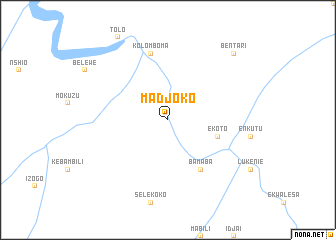 map of Madjoko