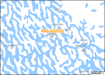 map of Madjourou