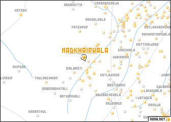 map of Mad Khairwāla