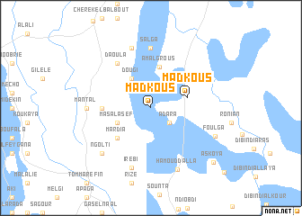 map of Madkous