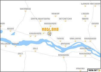 map of Madlama