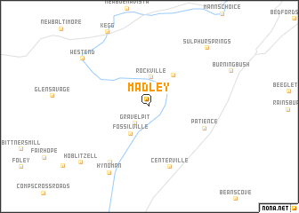 map of Madley