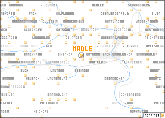 map of Mädle