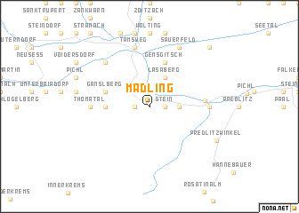 map of Madling