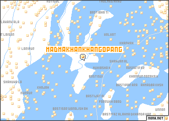map of Mad Makhan Khān Gopāng