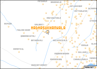 map of Mad Masu Khānwāla