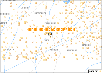 map of Mad Muhammad Akbar Shāh