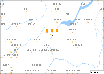 map of Madna