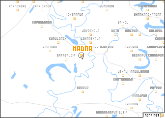 map of Madna