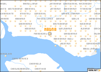 map of Madna