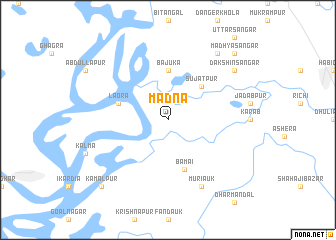 map of Mādna