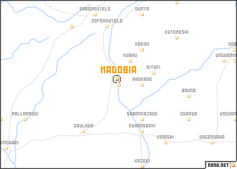 map of Madobia