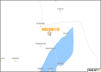 map of Mado Biya