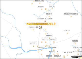 map of Madoda Madonzele