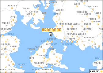 map of Mado-dong